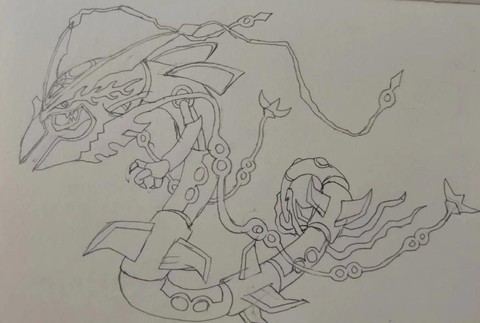 神奇宝贝裂空座怎么画[图2]