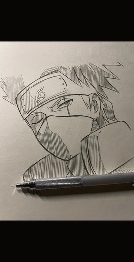 火影忍者怎么画卡卡西[图2]