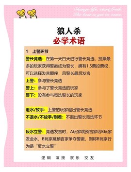 狼人杀中狼人说什么[图1]